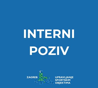 13.10.2026. ustanova Upravljanje sportskim objektima objavljuje Interni poziv za iskazivanje interesa